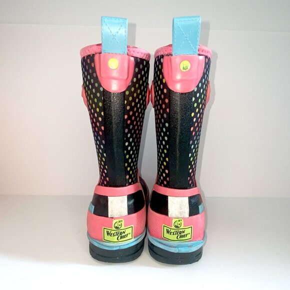 Western Chief Rain Snow Cold Rated Neoprene Waterproof Girl Boots: Sz 11 - Picture 5 of 14